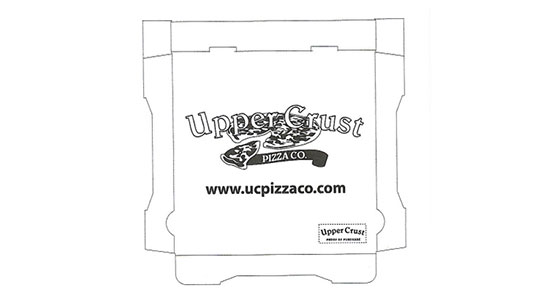 Upper Crust Pizza Co. Pizza Box